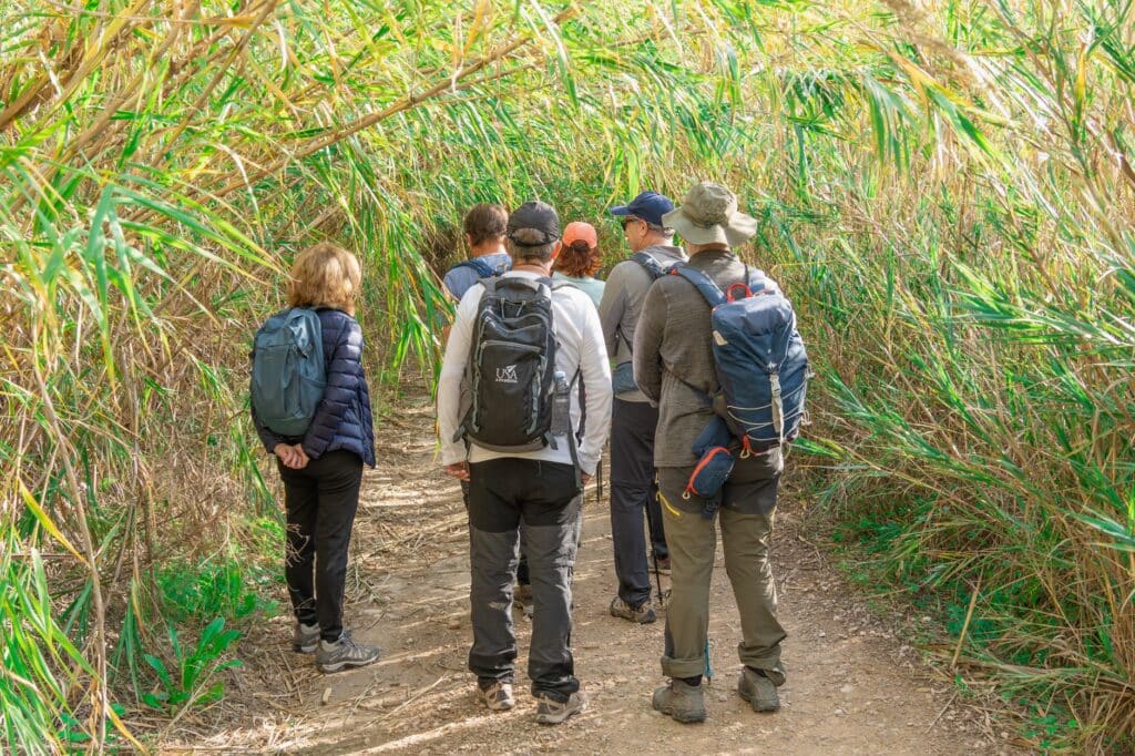 Solo reiziger sluit aan bij een wandeltour en ontmoet andere reizigers