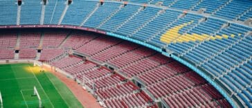 Voetbalstadion van FC Barcelona waar Yamal zijn recordreeks begon