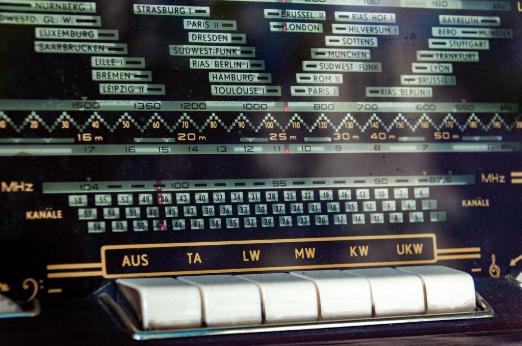 Blokkerig Teletekst-scherm zoals in de jaren negentig